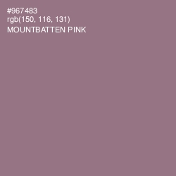 #967483 - Mountbatten Pink Color Image